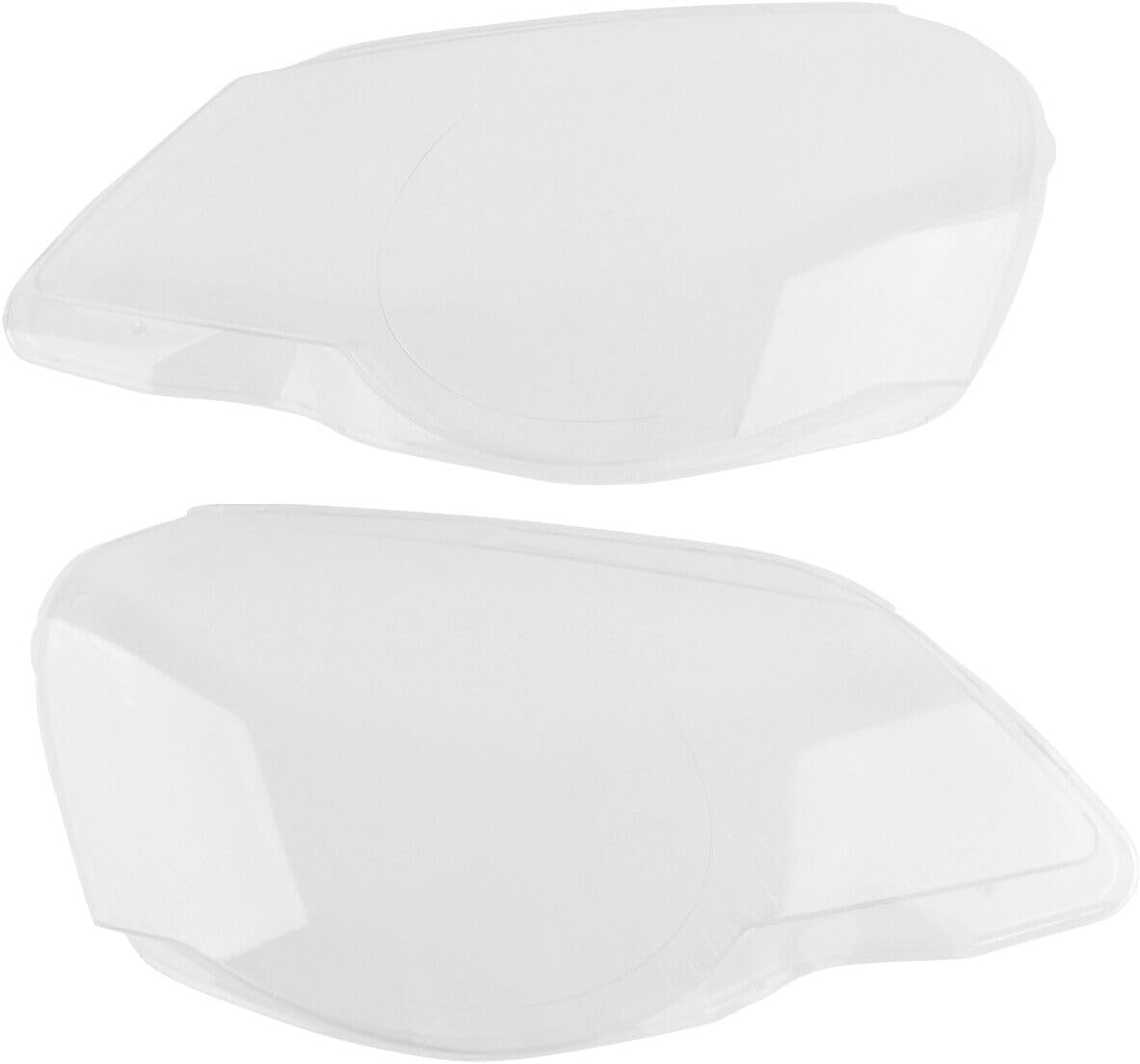 ya 4 8.10 Pair of headlight glass cover for VW Polo 9N 2006-10#6Q1941007AJ #6Q1941008AJ