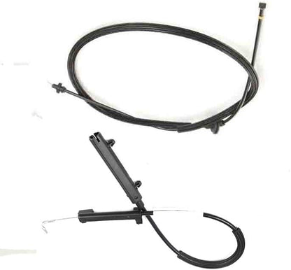 ya 10 9.16 baidi 1 Pair Rear+Front Hood Latch Release Cable Line Lock for Audi A4 A5