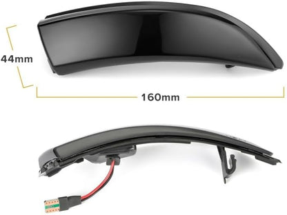 ya 11 9.14 zhengce for Ford Fiesta MK7 B-Max Dynamic Door Wing Mirror Indicators LED Light Lam