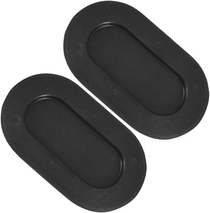 ya 5 8.10 2Pcs Truck Bed Oval Drain Plug Cover for F150 & F250 F350 F450 F550 Super Duty