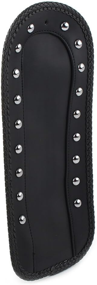 ya 4 8.10 for Harley Softail 84-06 Black PU Leather Rivet Rear Fender Bib Solo for SEAT