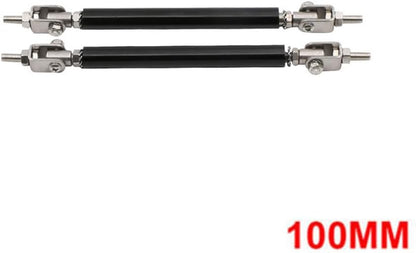 ya 2 8.15 100MM Adjustable Front Bumper Lip Splitter Strut Rod Tie Support Bar for Dodge