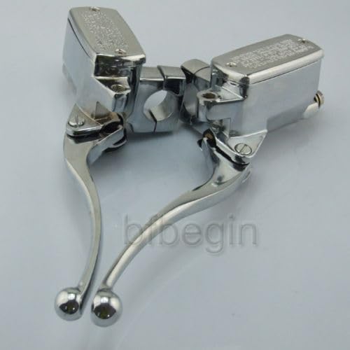 ya 4 8.14 1 25mm Handlebar Motorcycle Hydraulic Brake Clutch Lever Master Cylinder Set