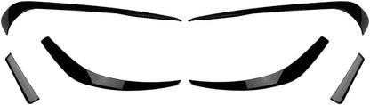 ya 6 8.14 Front Bumper Spoiler for Mercedes-benz CLA Class C117 Prefacelift 2013-2016