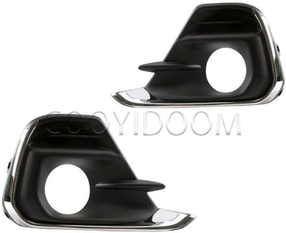 ya 13 9.15 zhengce A pair of front bumper fog lights+fog light cover grille suitable for Chevr