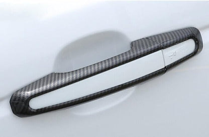 ya 5 8.10 for Range Rover Sport 2014-22 ABS Carbon Fiber Outside Door Handle F for Rame Trim 8P