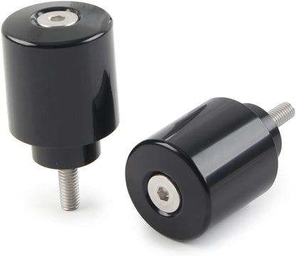 ya 6 8.14 Bar Ends Handlebar Grips Cap for Honda Goldwing GL1800 2000-23 Motorcycle Black