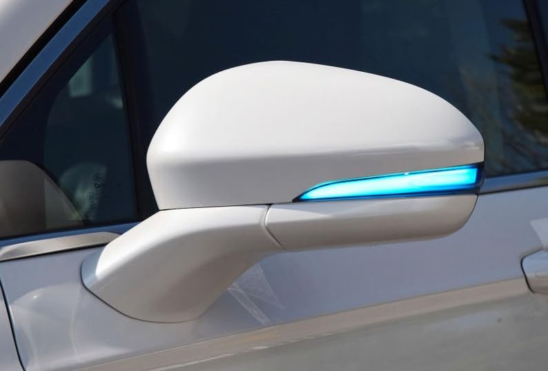 ya 11 9.14 zhengce for Ford Mondeo Fusion 13-2020 Rear Blue/Amber Streamer LED Side Mirror Lig