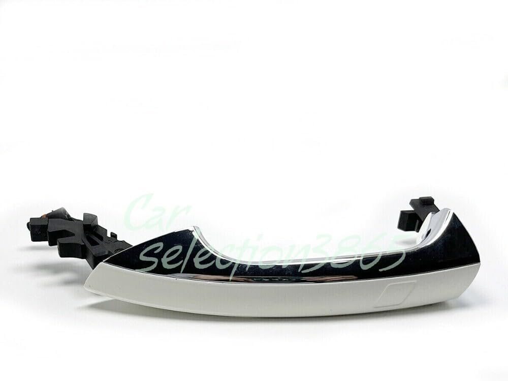 ya 2 8.15 White + Chrome Front Left Door Handle Keyless Suitable for Mercedes W204 W212 C/E Class 