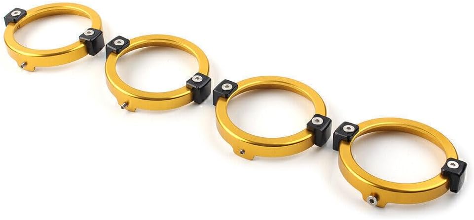ya 11 9.14 zhengce 4x Gold Turn Signal Light Trim Cover Ring for Honda Rebel CMX 300 500 1100