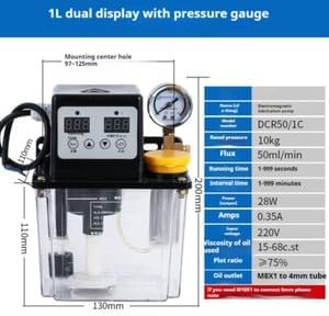 ya 14 9.20 zhengce Automatic Lubricating Oil Pump CNC Lathe Machine Tool Oiler Electric Oiling-10
