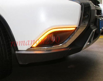 ya 9 10.24 Suitable for Mitsubishi for Outlander 2016-2020 LED Daytime Running Lights/Turn Signals