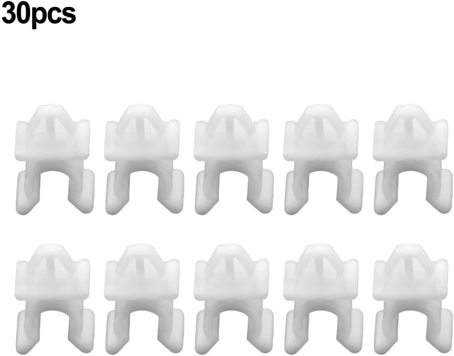 ya 13 9.15 baidi 30pcs For for Nissan Hood Support Prop Rod Clip 65722-01E00 Nylon Replacement