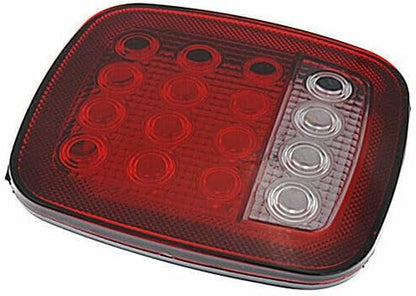 ya 2 8.15 Car 2x LED universal truck trailer brake stop turn signal tail light marker light