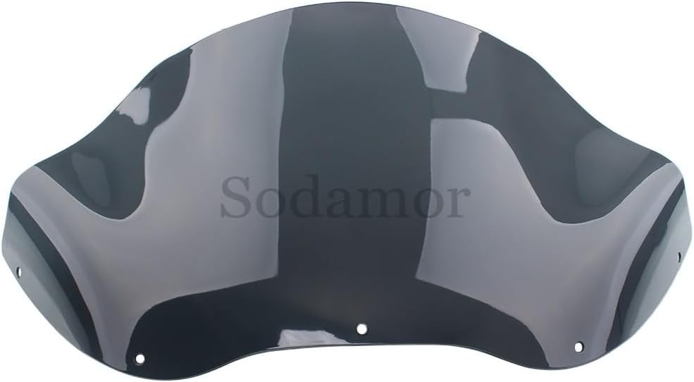 ya 23 10.7 baidi 12.5 Smoke ABS Wave Windshield Windscreen for Harley Road Glide CVO/SE FLTRXSE