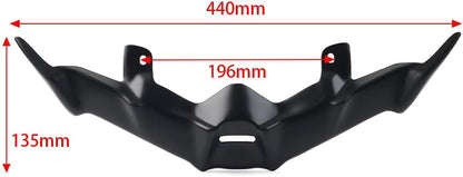 ya 23 10.7 baidi Front Fairing Aerodynamic Winglet Wing Cover Fit for Honda ADV160 2023 Gloss Black