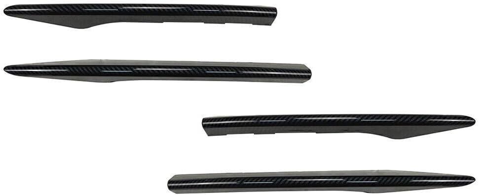 ya 4 8.14 Carbon Front Fog Light Decor Cover Trim Fit for Benz E Class W213 E260 E300 E53 2021