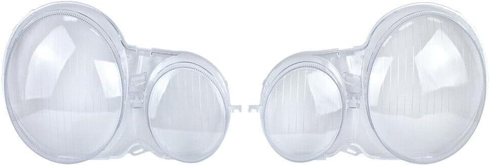 ya 7 8.24 baidi LH & RH Pair Headlight Lens Cover Fit for Mercedes-Benz E Class W210 1996-2002