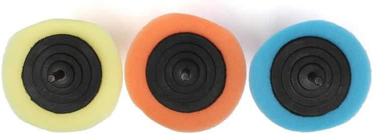 ya 12 10.8 baidi 4-Pack Foam Sponge polishing Tapered polishing Pads for car Wheel Cleaning