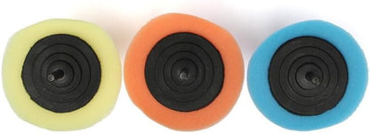 ya 12 10.8 baidi 4-Pack Foam Sponge polishing Tapered polishing Pads for car Wheel Cleaning