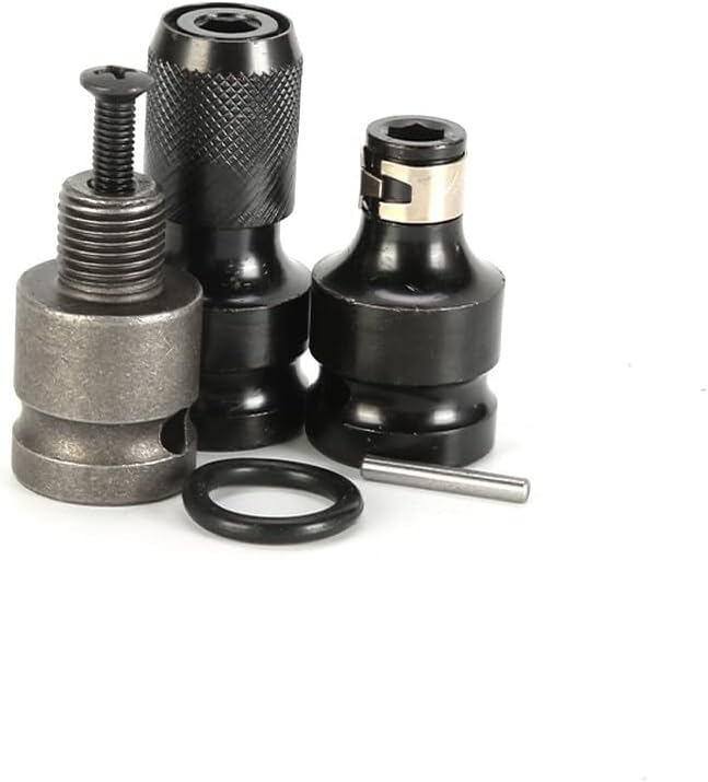 ya 14 9.20 baidi Drill Chuck Adaptor With Screw & 1/2 Square To 1/4 Hex Socket Adapter Set-1
