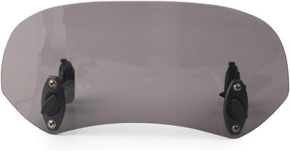 ya 2 8.15 1x For Motorcycle Adjustable Windshield Clip On Extension Spoiler Wind Deflector