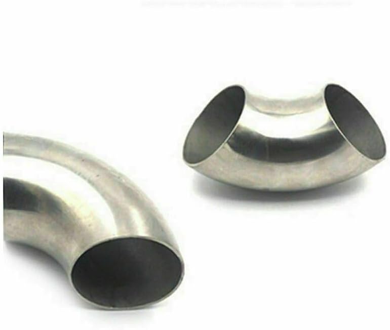 ya 6 8.14 Automotive 2.36 inch/60 mm 90¡ã Stainless Steel Elbow Connector Welding Bend