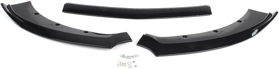 ya 2 8.15 Front Bumper Lip Chin Spoiler Wing Body Kit Black for Ford for Mustang 2015-2017