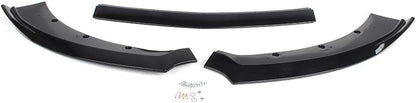 ya 2 8.15 Front Bumper Lip Chin Spoiler Wing Body Kit Black for Ford for Mustang 2015-2017