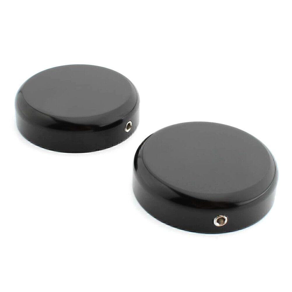 ya 6 8.14 2 X Upper Fork Caps Cover for Harley SOFTAIL Street BOB 2018-2020 FXBB Black UK