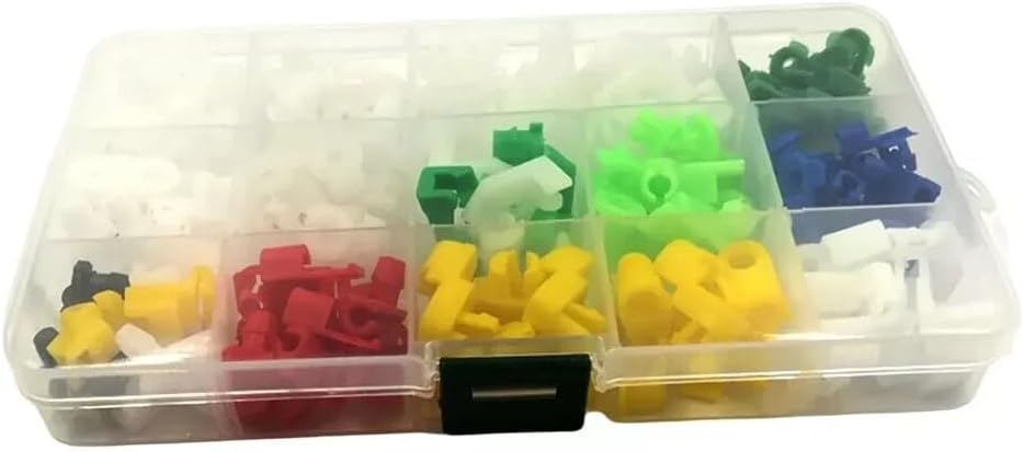 ya 10 9.16 baidi Car Universal 160Pcs Plastic Left Right Door Lock Rod Clip