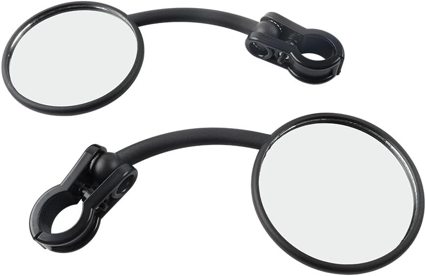 ya 4 8.14 Right & Left Hand Dual Sport Mirror Fit Motorcycle Dirt Bike Supermoto Adv Atv