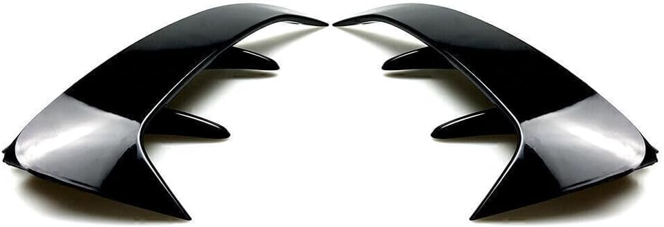 ya 9 10.24 Black Rear Bumper Splitter Canard Air Vent Fit for for benz A-class W177 A2