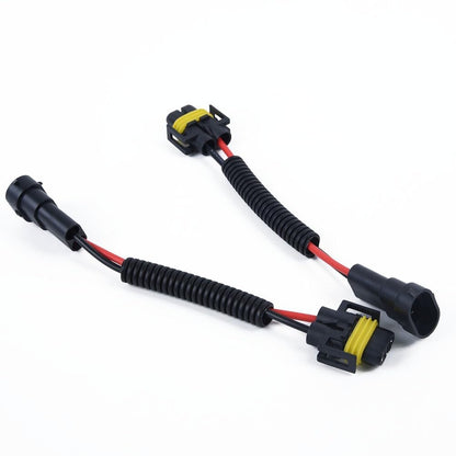 ya 13 9.15 baidi 2Pc H11 H8 H9 Extension Wiring Harness Sockets Wire for Headlight Fog Light Lamp