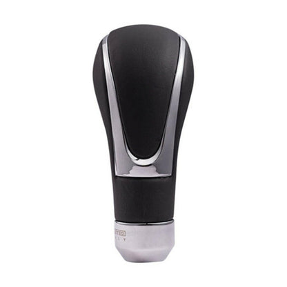 ya 6 8.14 Accessory Black Leather Automatic Manual Car Gear Shift Knob Shifter Lever Kit
