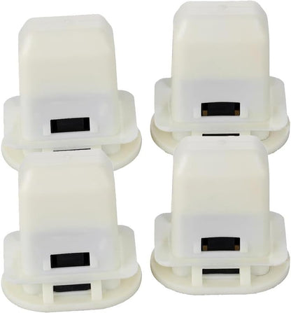 ya 4 8.8.2 4-Pack Rear for SEAT Bench Fixing Bracket Mounting Clips for VW for Audi for A4 A5 A6 Quattro Q7