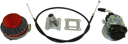 ya 13 9.15 baidi Carburetor Air Filter Throttle Cable Kit 47cc 49cc for Mini Pocket Bike ATV