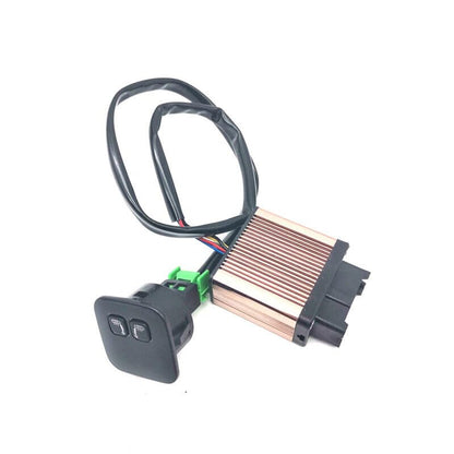 ya 4 8.8 Car Digital 5 Gear Level Display Seat Heated Pad Cushions 12V Control Switch