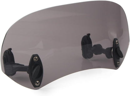 ya 2 8.15 1x For Motorcycle Adjustable Windshield Clip On Extension Spoiler Wind Deflector