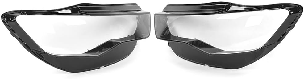 ya 9 10.24 Pair Left+Right Headlight Cover Lens Lampshade Clear for Audi for A6 C7 2016 17-2018