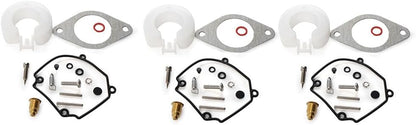 ya 13 9.15 baidi 3x Carburetor Carb Repair Kit for Yamaha Outboard 2T 75 80 90HP 6H1-W0093-01-00