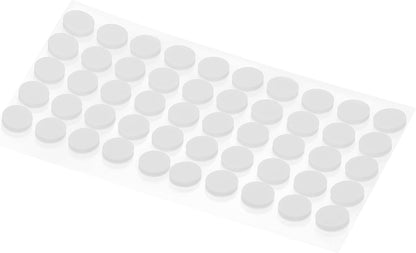 ya 26 10.21 baidi 0.39 Diameter Cabinet Door Bumpers, 50 Pcs Door Stoppers, White