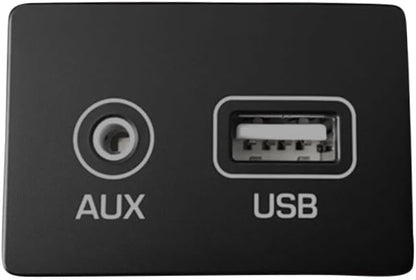 ya 5 8.10 96120-D3000 Front Jack AUX & USB Connector for Hyundai for Tucson 2016 2017 Black
