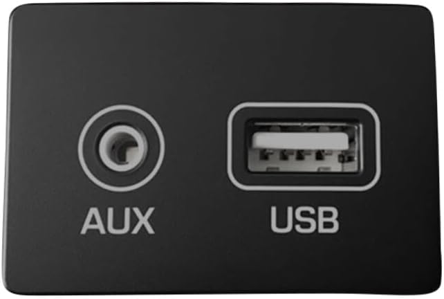 ya 8 8.24 baidi 96120-D3000 Front Jack AUX & USB Connector for Hyundai for Tucson 2016 2017 Black