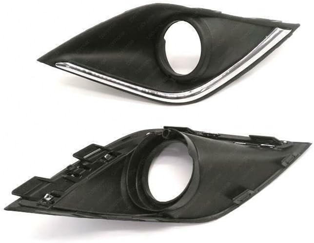ya 2 8.15 A pair of chrome plated cover f for Ram es for front bumper fog lights suitable for Mitsubishi Outlander 2016-18