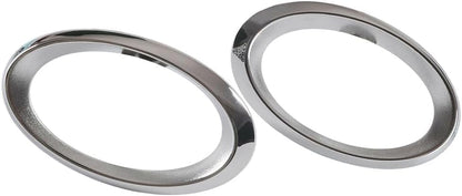 ya 28 10.13 zhengce Pair Fog Lamp Chrome Covers Fits for Mercedes-Benz S211 W211 E-Class W211