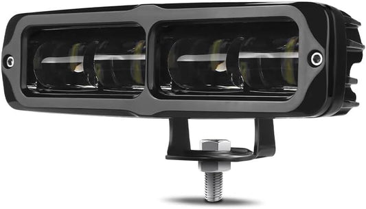 ya 4 8.10 6inch White LED Work Driving Light Bar Spot Pods Fog Lamp Offroad SUV ATV Truck