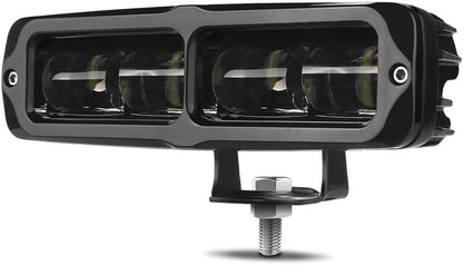 ya 7 8.24 baidi 6inch White LED Work Driving Light Bar Spot Pods Fog Lamp Offroad SUV ATV Truck