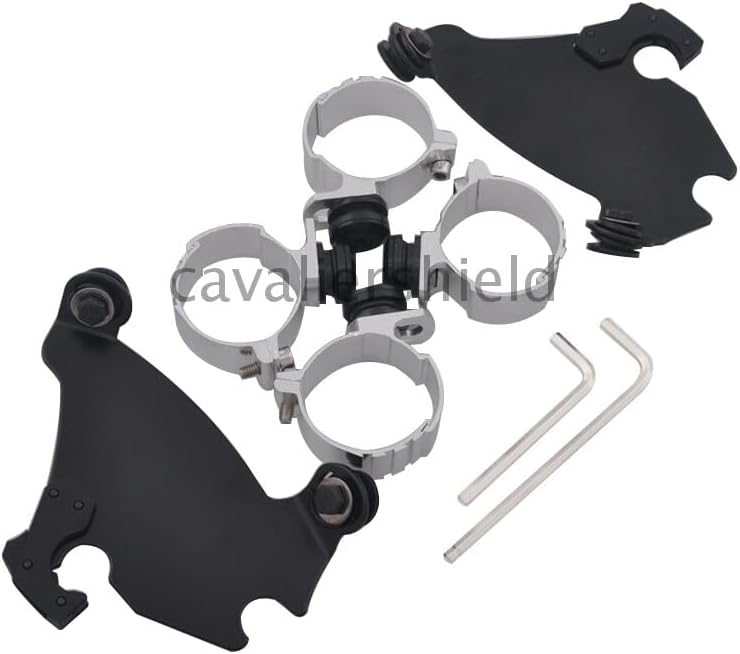 ya 23 10.7 baidi Fork Bracket Gauntlet Fairing Trigger Lock Mount Kit for Harley Dyna FXD FXDL
