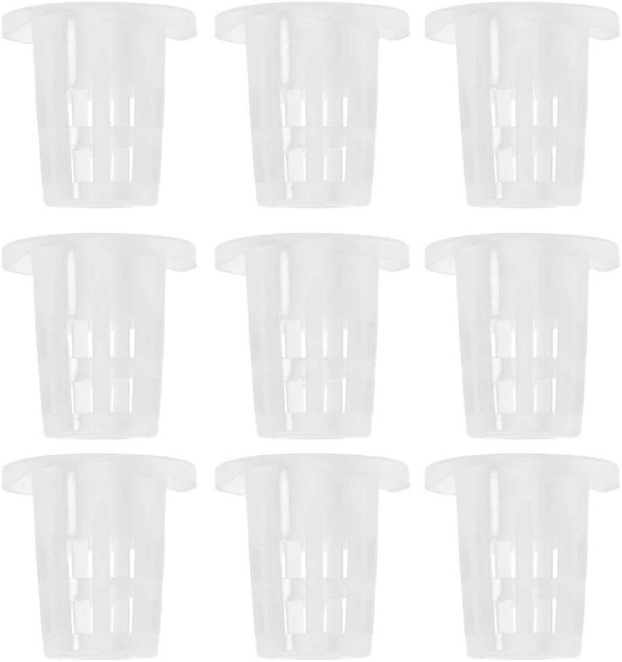 ya 26 10.21 baidi 100Pcs Hydroponic Net Pots Baskets for Hydroponics Slotted Mesh Net Cups